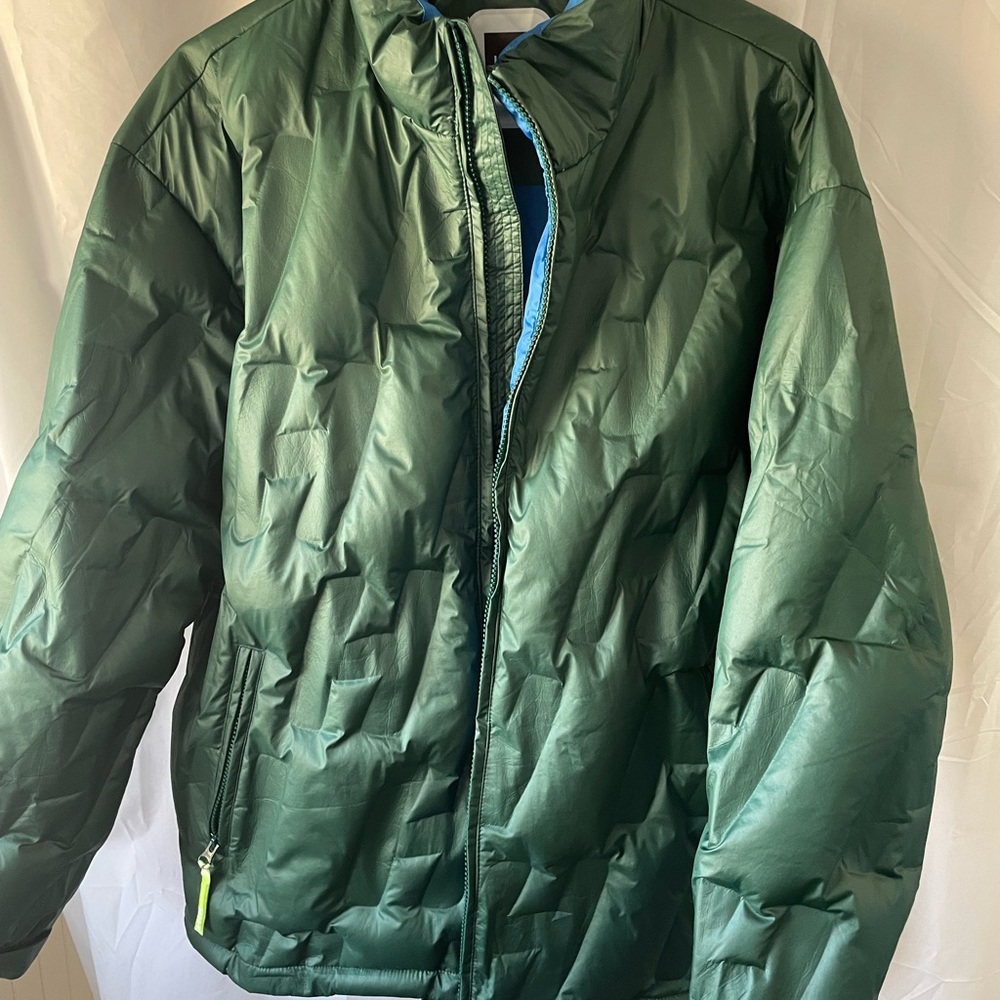 Green Huf puffer jacket